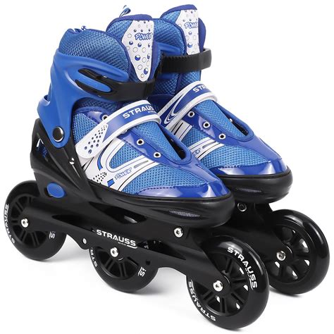 Buy STRAUSS Inline Skates - Adjustable Size, Blue – StraussSport