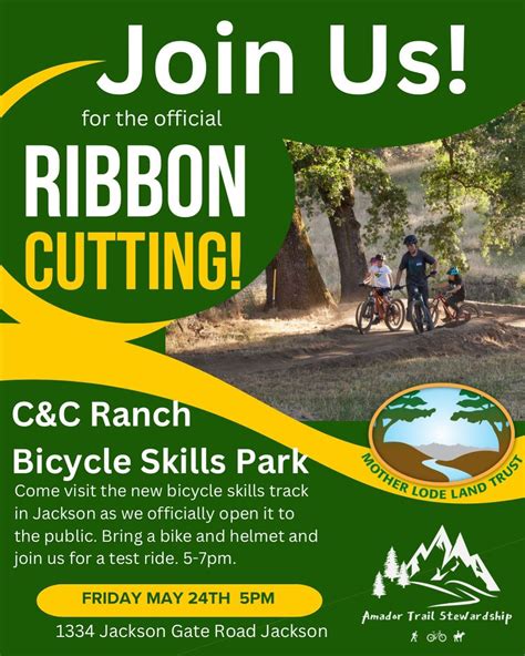 GRAND OPENING C&C Ranch Bicycle Skills Park, 1334 Jackson Gate Rd ...