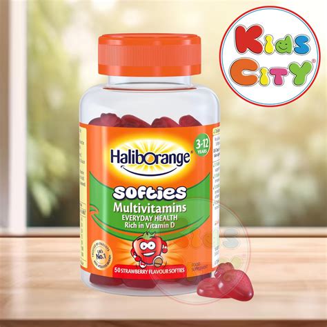Haliborange Softies Multivitamins Food Supplement (3-12yrs) - 50 Straw ...