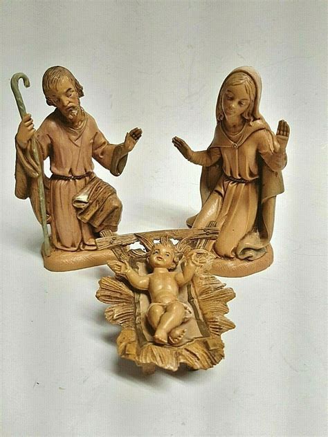 Fontanini 1983 Holy Family Nativity Set - Mary Joseph Baby Jesus 4 ...
