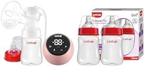 Buy Luvlap Adore Electric Breast Pump, 2 Phase Pumping of Stimulation ...