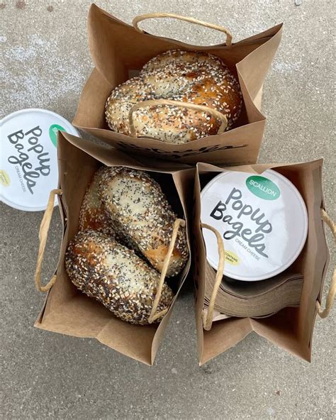 pop up bagels in 2025 | Bagel bar, Bagel, Yummy food