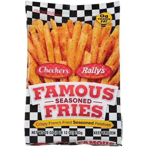 Checkers Rally's Famous Seasoned Fries, 28 oz (Frozen) - Walmart.com