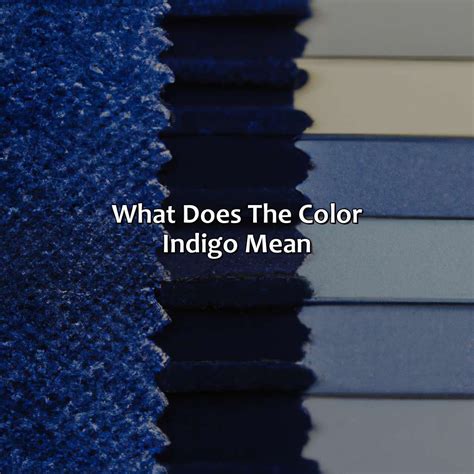 Indigo Color In Tagalog Word at Robert Lindsay blog
