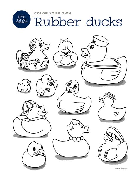 Printable Rubber Ducky Coloring Pages [2025]