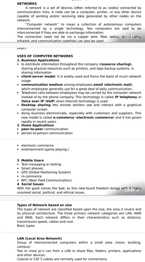 Networking fundamentals - Master of computer application - Studocu