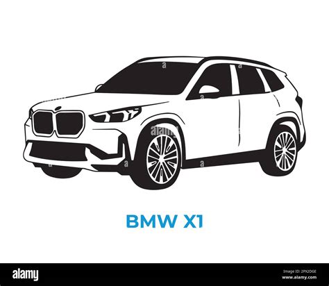 Vector silhouettes, icons of BMW brand cars Stock Vector Image & Art - Alamy