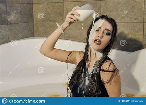 Woman Milking Herself
