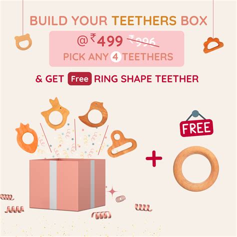 Build Your Own Box: Custom Neem Wood Teethers Combo - Under 500 Rupees ...