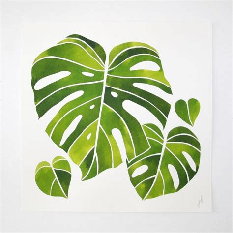 Moldes De Folhas Para Imprimir - Dicas Práticas | Simple art ...