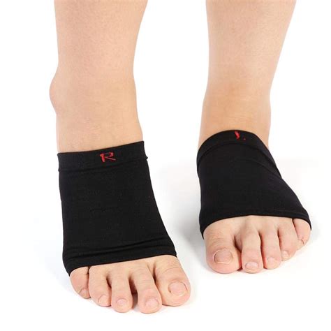 Arch Support Bandage Compression Orthotic Silicone Foot Care Sleeve ...