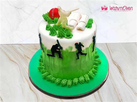 Cricket Theme Cake - Perfect for Cricket Lovers – WarmOven