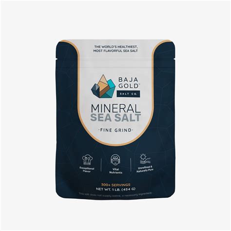 Baja Gold Salt Co. Mineral Sea Salt - Fine Grind
