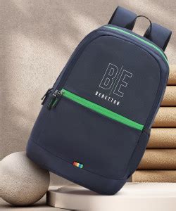 United Colors of Benetton Ming 25 L Backpack Navy - Price in India ...