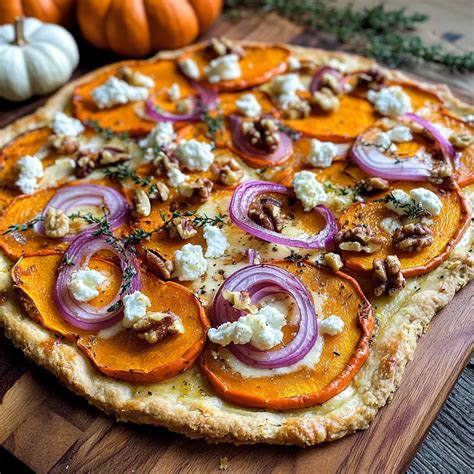 Kürbis-Flammkuchen mit Feta - Ko Recipe