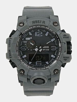 Roadster Unisex Grey Analogue and Digital Watch Price, Specifications ...