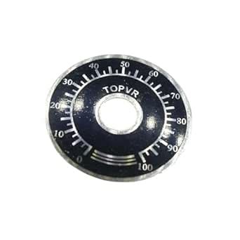 Potentiometer Dial Plates, Dial Face Plate Easy Operation 0-100 for ...