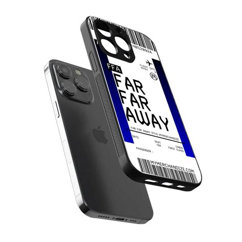 Far Far Away Boarding Pass Ticket Phone Cover for Iphone 13 Pro | Glass ...