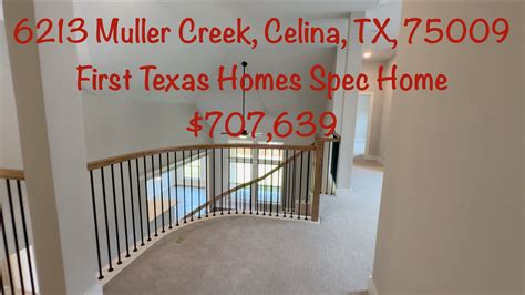 6213 Muller Crk, Celina, TX, First Texas Homes