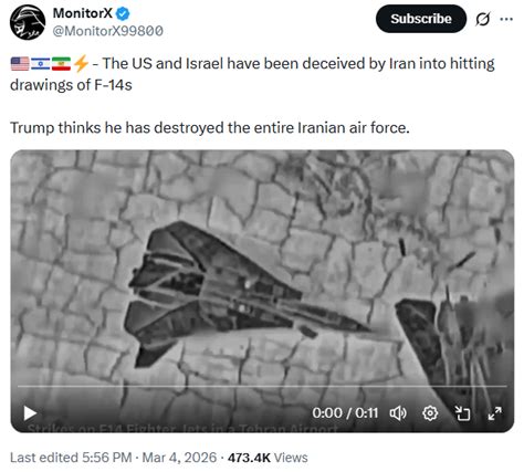 Outdated Video Falsely Shows Targeting of Iranian F-14 Drawings