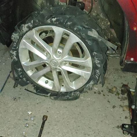 Image result for Tire Explodes during Inflation