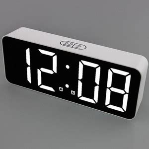 QKENSHIT Digital Black and White Clock Price in India - Buy QKENSHIT ...