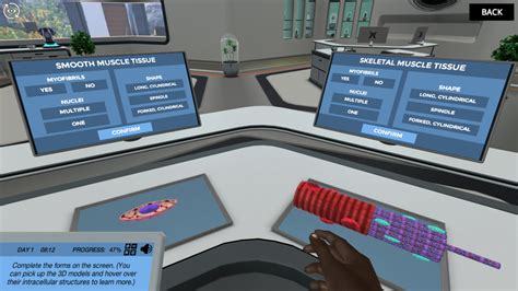 Image result for Muscle Tissue Simulation Labster