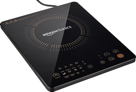 Buy AmazonBasics 2000 Watt Induction Cooktop| Digital Display| Touch ...