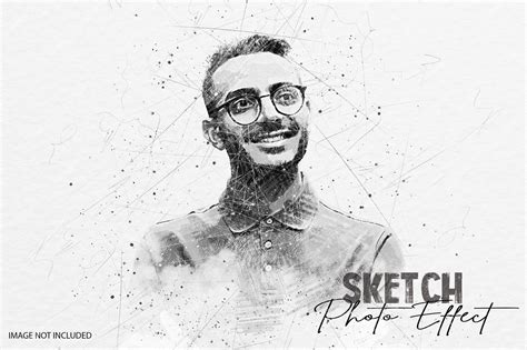 Premium PSD | Sketch photo effect