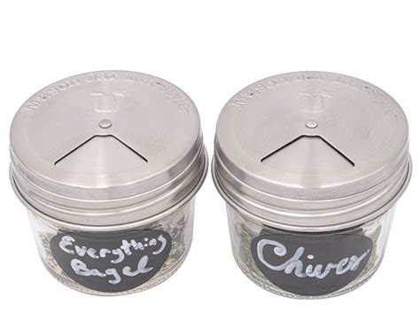 Spice Shaker Stainless Steel Lids for Mason Jars 4 Pack · Mason Jar ...