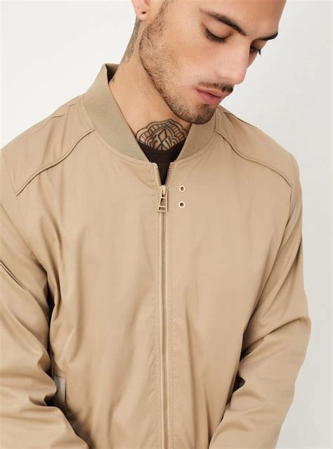 Buy Men Solid Bomber Jacket Online at just Rs. 2299.0 - 1000013090322 ...