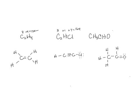 SOLVED: Draw Lewis structures for the ethylene molecule (C2H4), the ...