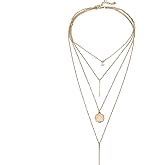 Jewels Galaxy Jewellery For Women Multi Gold Plated Layered Necklace ...