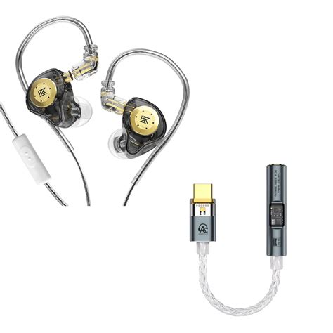 KZ EDX PRO IEM With Mic & Audiocular SPARK DAC