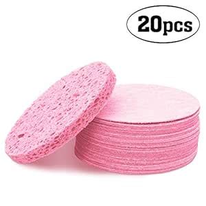 Buy Compressed Facial Sponge Cellulose Cleansing Sponges Natural ...