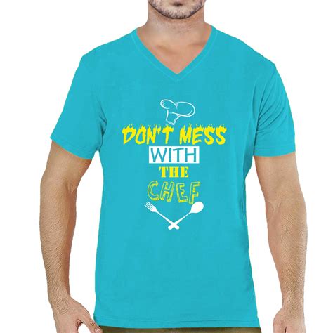 Buy TVP Fashions Graphic Printed Men Tshirt Don't Mess with The Chef ...