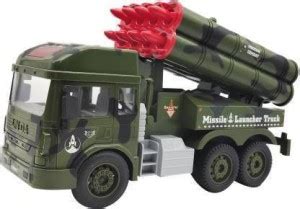 JNS Army Missile Launcher Military Truck Toy - Army Missile Launcher ...