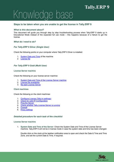 Image result for Tally Error Code 404