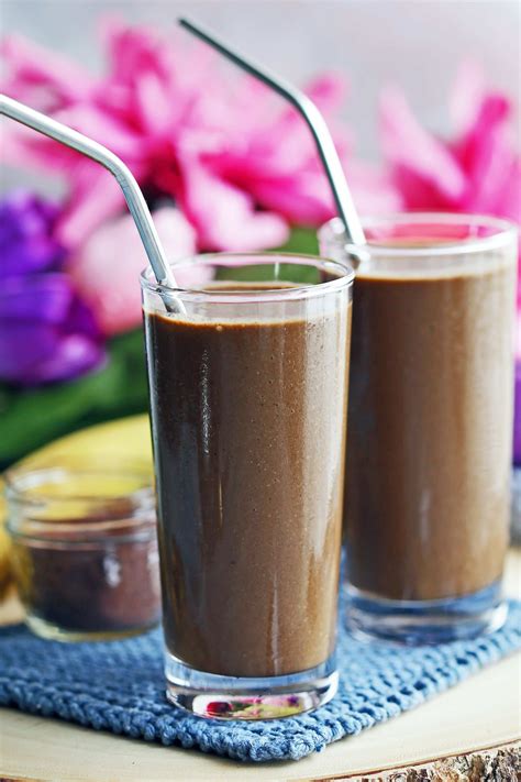 Healthy Chocolate Banana Smoothie - Yay! For Food