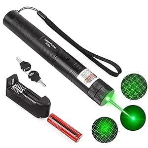 Buy Partish Powerful Laser Light 1000MW Rechargeable Powerful Green ...