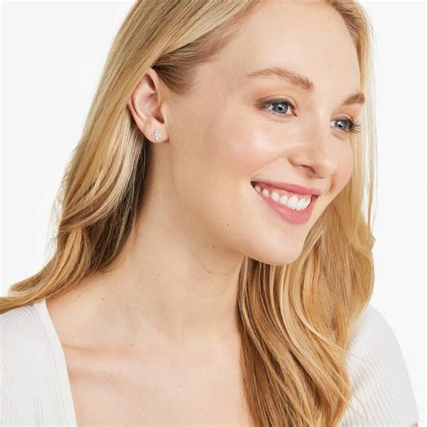Blossom Lab-Grown Diamond Stud Earrings In 14K Rose Gold By James Allen