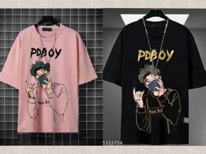 Printed Men Black, Pink T-Shirt Price in India - Buy Printed Men Black ...