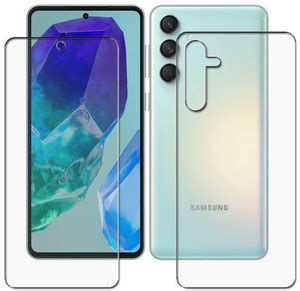 Dasiana Front and Back Tempered Glass for Samsung Galaxy M55 5G, M55 5G ...