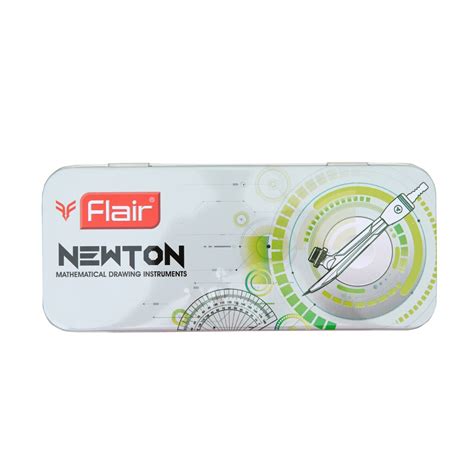 Flair Newton Mathematical Drawing Instrument Box | Double Sided Tray ...