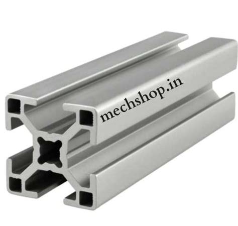 30x30 T Slot Aluminium Extrusion Profile (Silver) | Mech Shop