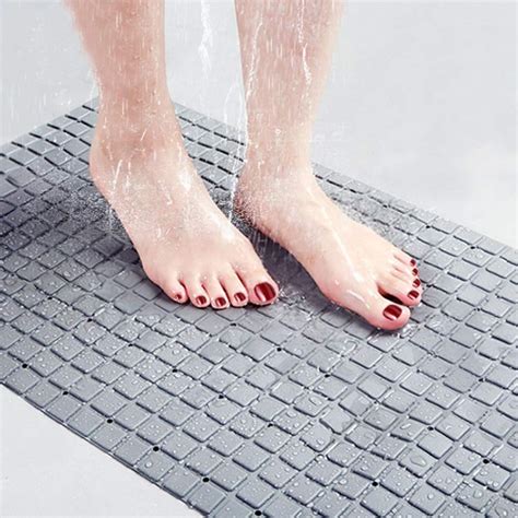 Buy SQUICKLE Anti Slip Bath Tub Shower Mat with Strong Suction Cups ...