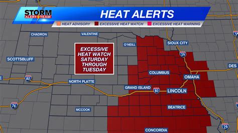 Excessive heat by the weekend