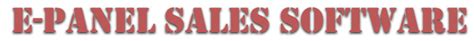 ePanel Sales Software