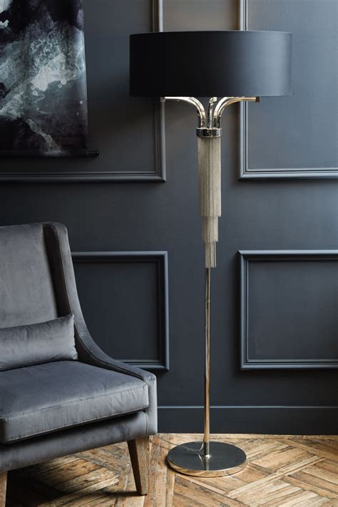 Black floor lamp sales