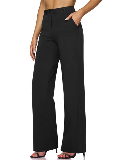 Narcissus Wide Leg Pants Woman Dress Pants Women Black Slacks Women ...